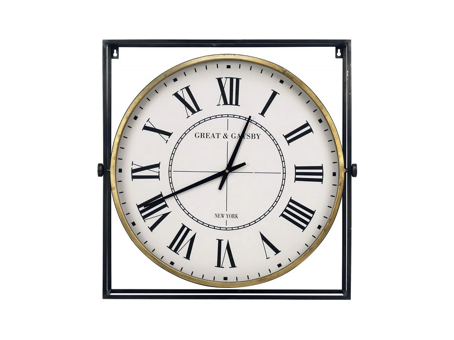 Horloge pivotante en métal Métal Blanc - Sport Interior's