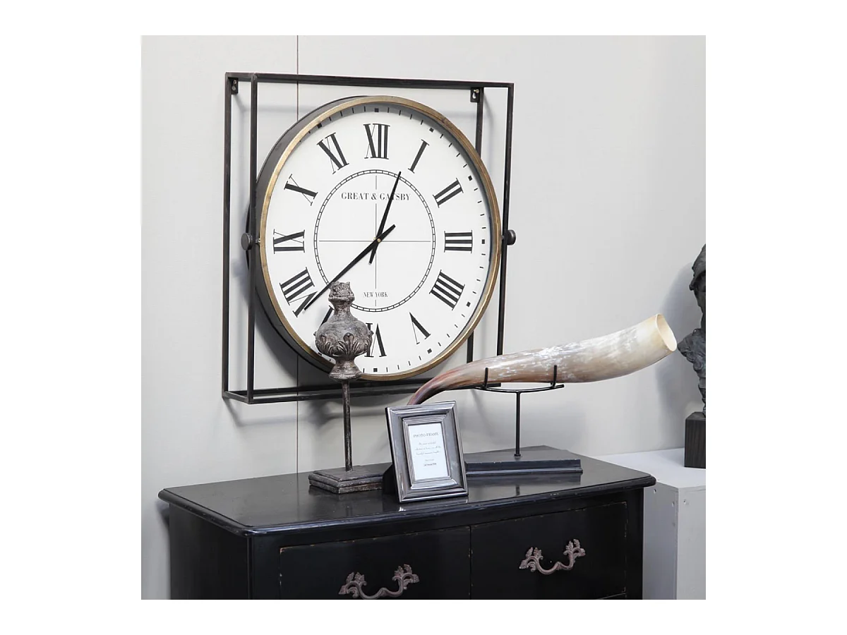 Horloge pivotante en métal Métal Blanc - Sport Interior's