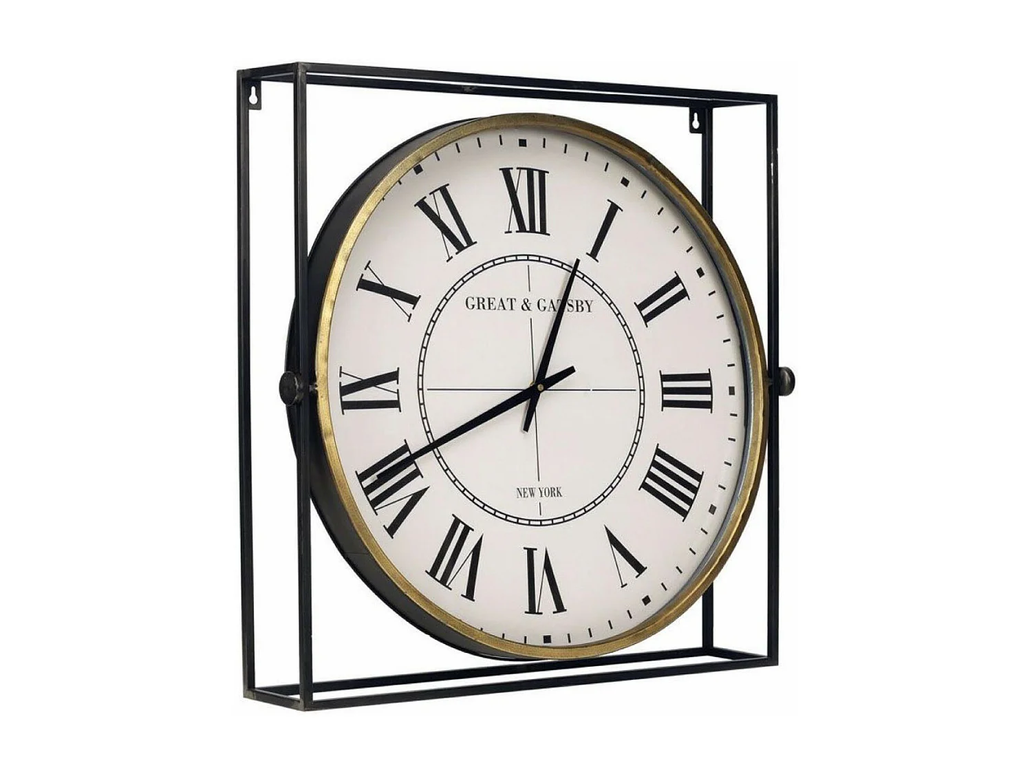 Horloge pivotante en métal Métal Blanc - Sport Interior's