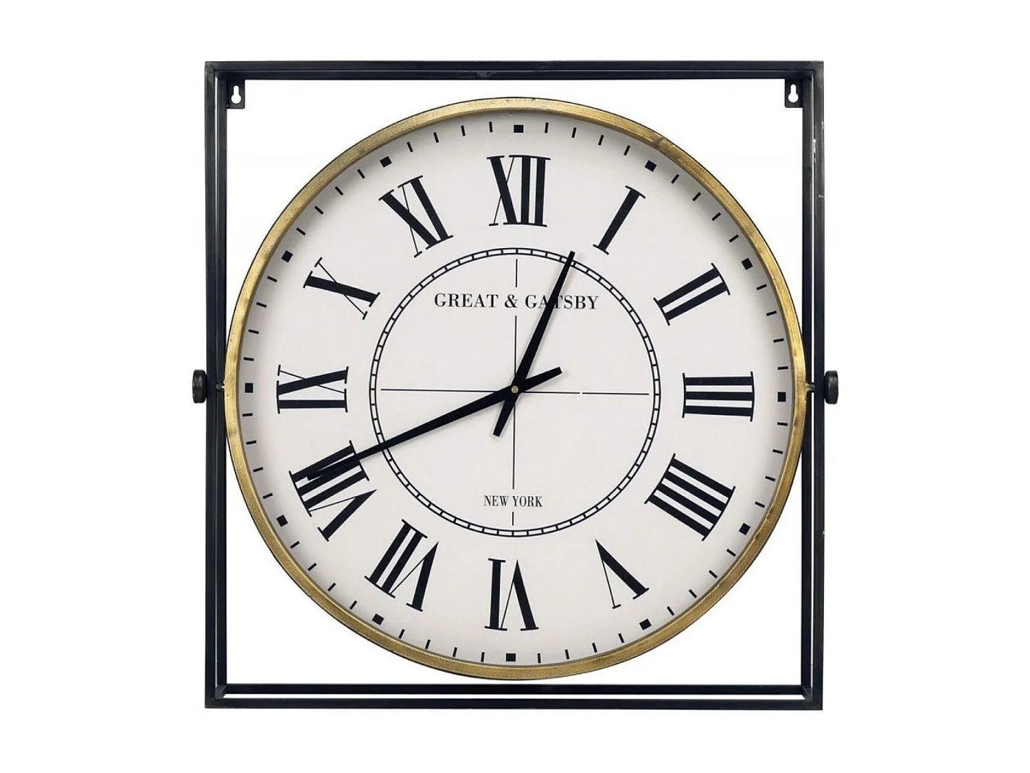 Horloge pivotante en métal Métal Blanc - Sport Interior's