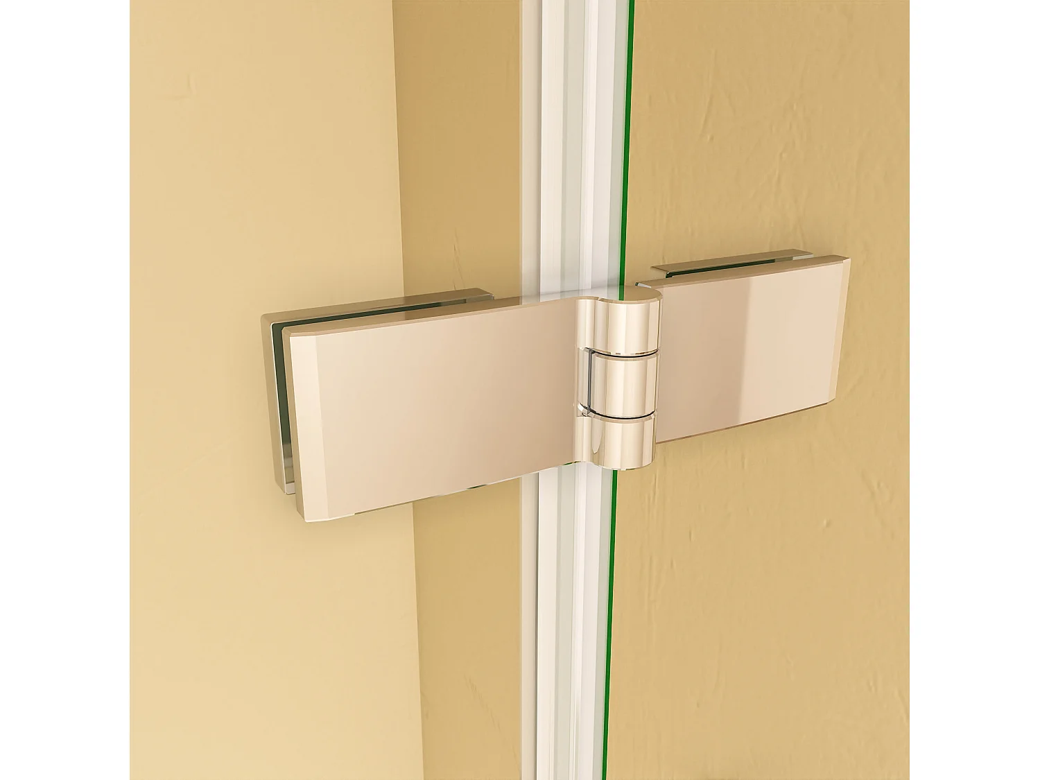 Badscherm badwand draaibaar 90x140cm,6 mm helder ESG-veiligheidsglas,inclusief handdoekenrek en hoekplanken - glanzend chroom