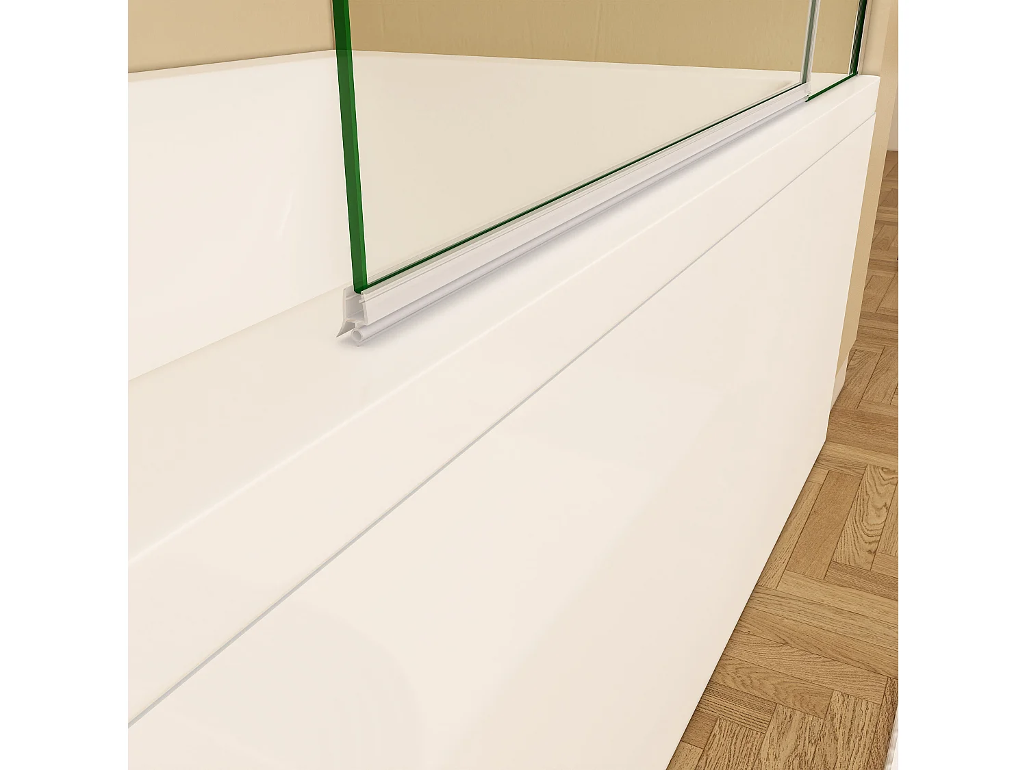 Badscherm badwand draaibaar 90x140cm,6 mm helder ESG-veiligheidsglas,inclusief handdoekenrek en hoekplanken - glanzend chroom