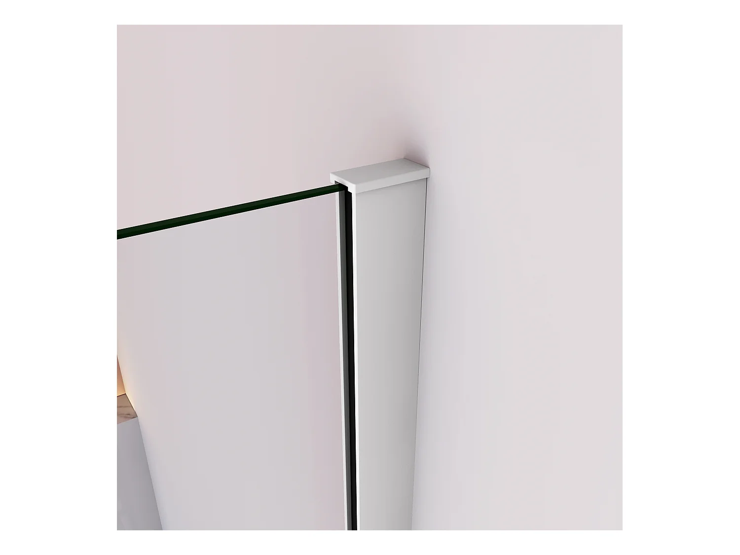 70x140cm Badscherm badwand draaibaar,6 mm nano helder veiligheidsglas - glanzend chroom