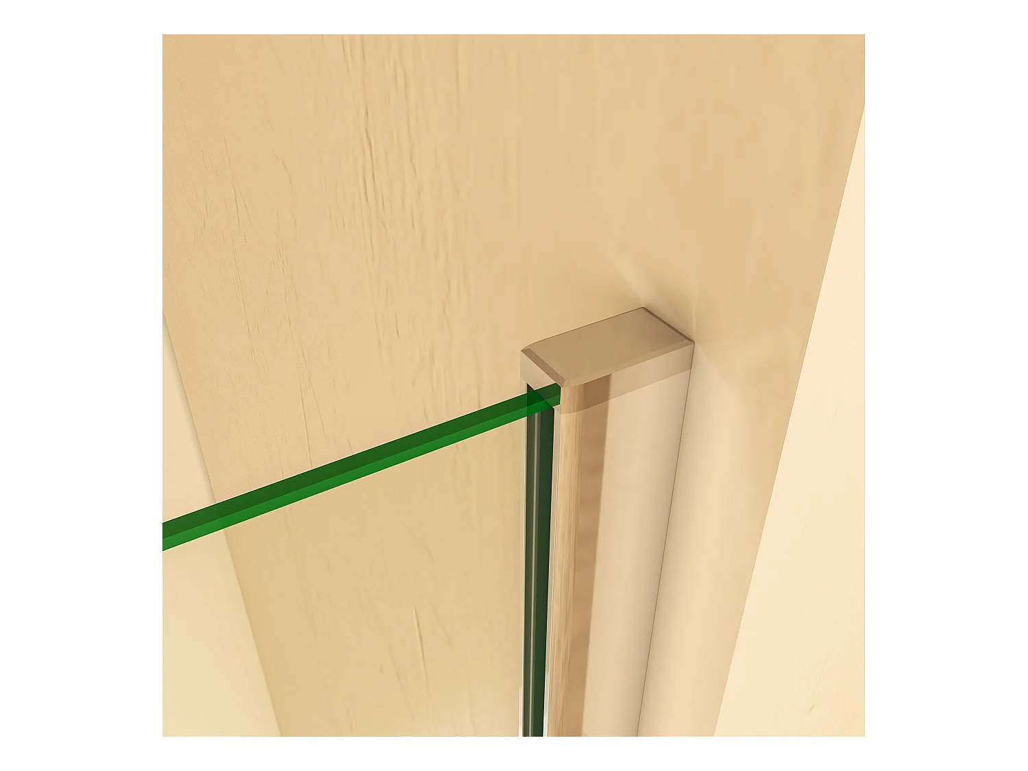 Badscherm badwand draaibaar 120x140cm,6 mm helder ESG-veiligheidsglas,inclusief handdoekenrek en hoekplanken - glanzend chroom