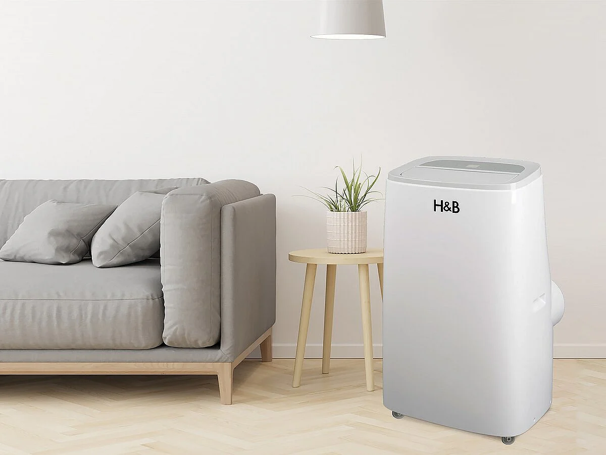 Climatiseur mobile wifi déshumidificateur 15000 BTU - 4500w - Avec filtre antibactérien