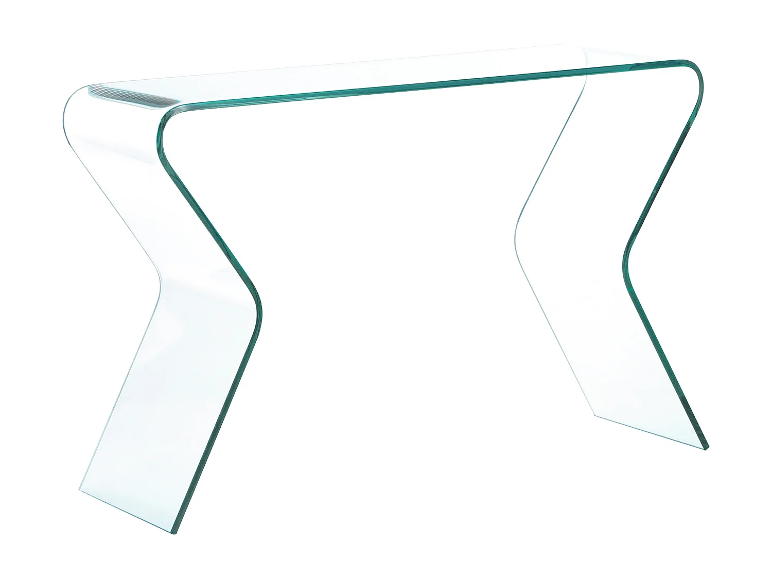 Consolle Tavolo Scrivania Ingresso Soggiorno Camera Da Pranzo Letto Salotto Ufficio Sala Vetro Cristallo Tavolino Stretto Salvaspazio Design Moderno Raffinato