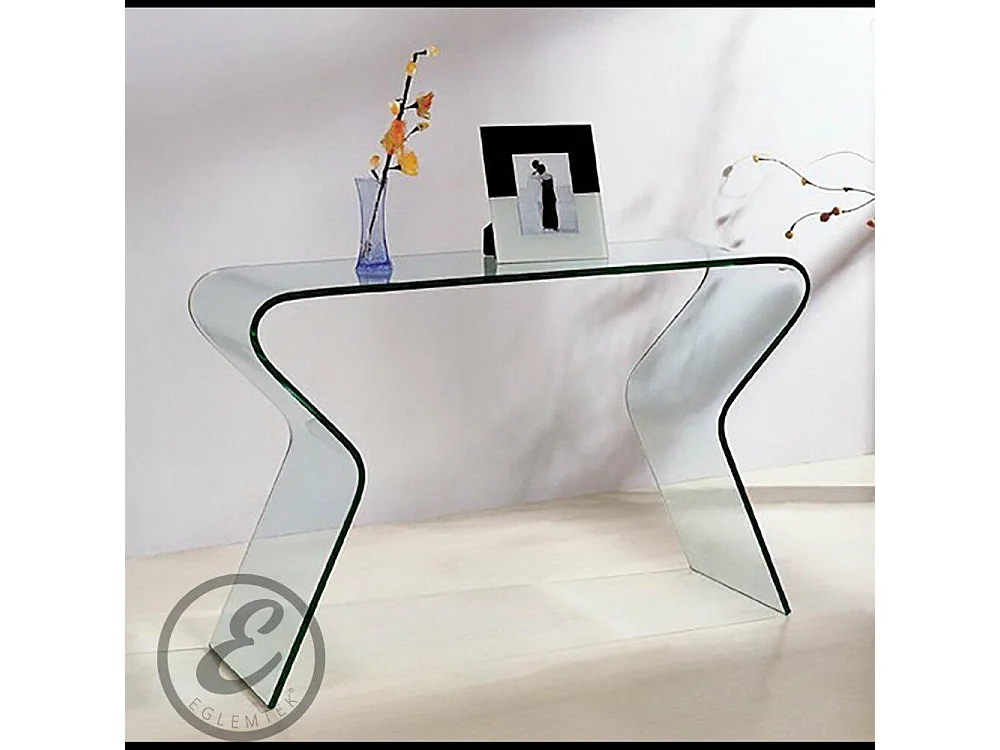 Consolle Tavolo Scrivania Ingresso Soggiorno Camera Da Pranzo Letto Salotto Ufficio Sala Vetro Cristallo Tavolino Stretto Salvaspazio Design Moderno Raffinato