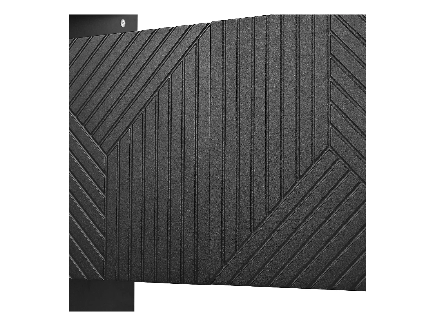 Buffet moderno 140x35x75 cm - con 4 puertas - 2 compartimentos abiertos - MDF - Negro