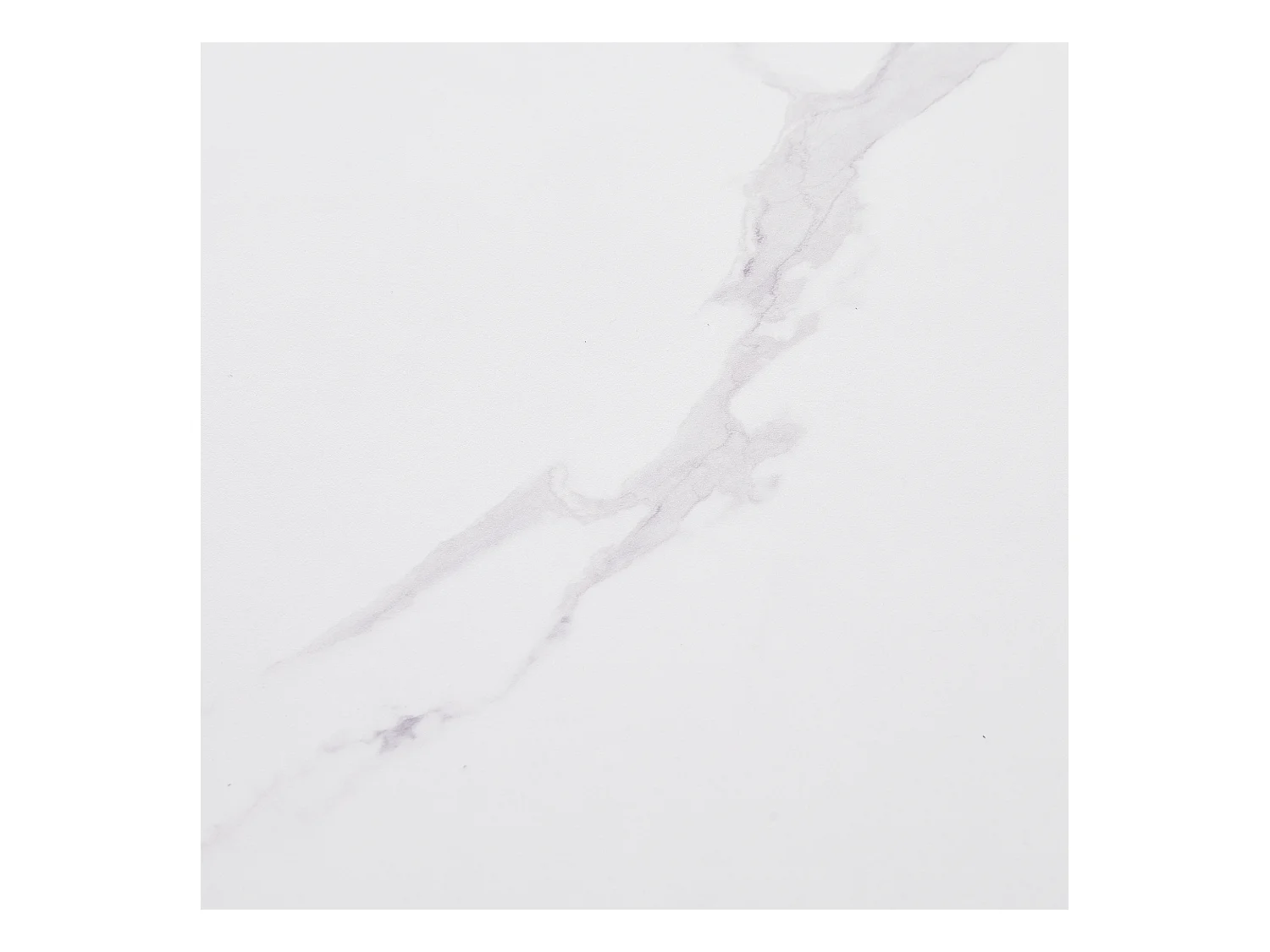 Table à manger extensible 99-159x75x75cm - 6 à 8 personnes - en MDF - Blanc + Noir