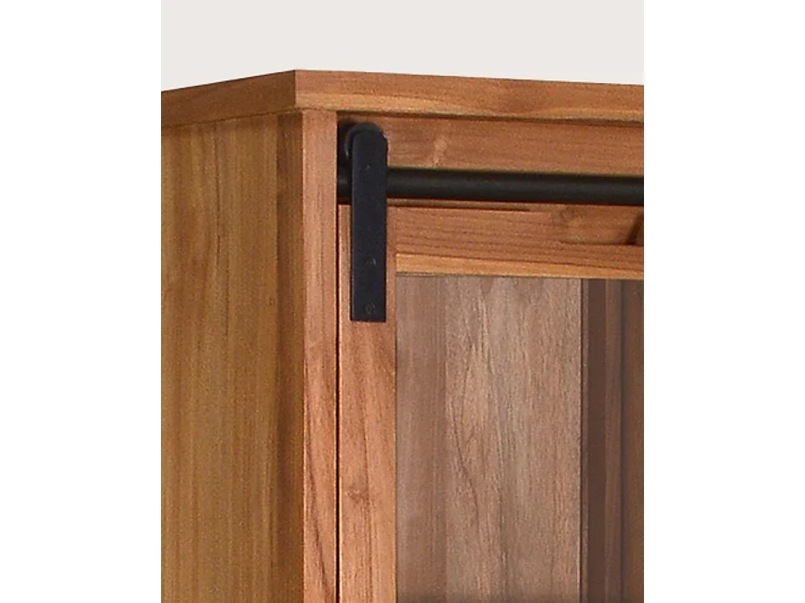 Lexis - Bibliothèque en bois de teck recyclé