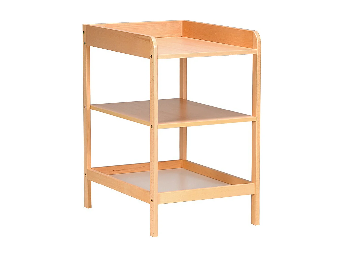 Table à langer Plan à langer LOLA 75x55x90cm bois massif couleur Hêtre