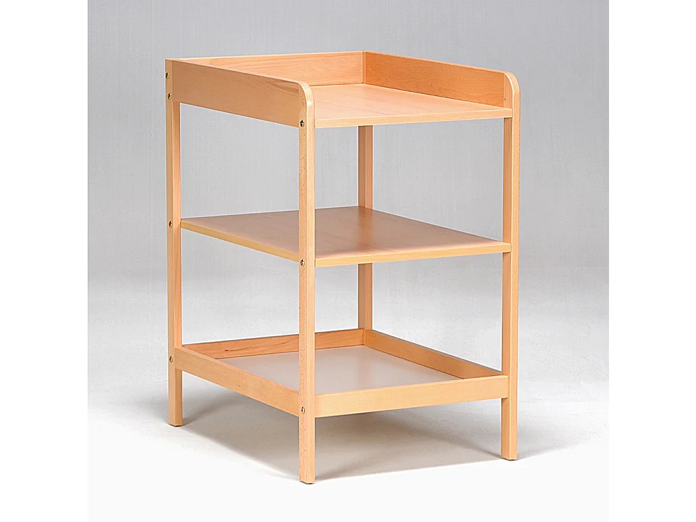 Table à langer Plan à langer LOLA 75x55x90cm bois massif couleur Hêtre