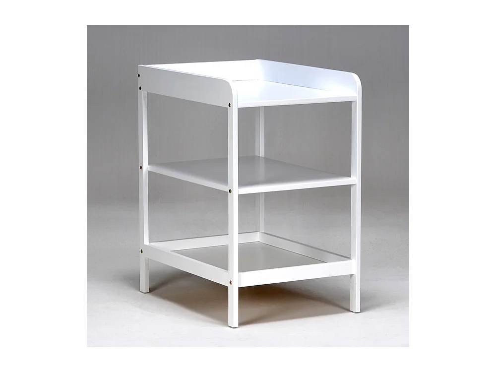 Table à langer Plan à langer LOLA 75x55x90cm bois massif couleur Blanc