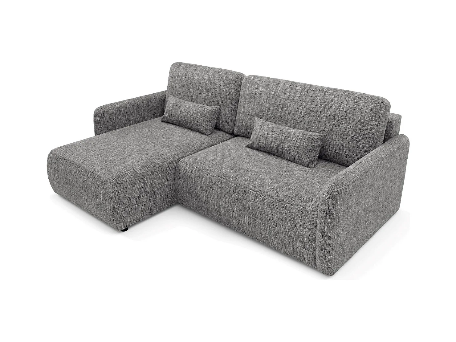 Ecksofa mit Schlaffunktion LIVELLO L Grau