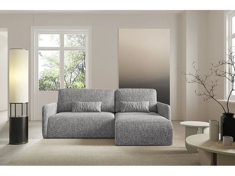 Ecksofa mit Schlaffunktion LIVELLO L Grau
