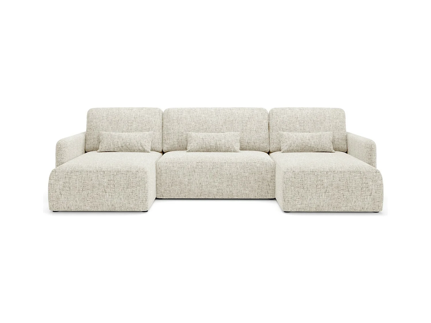 Ecksofa mit Schlaffunktion LIVELLO U Beige