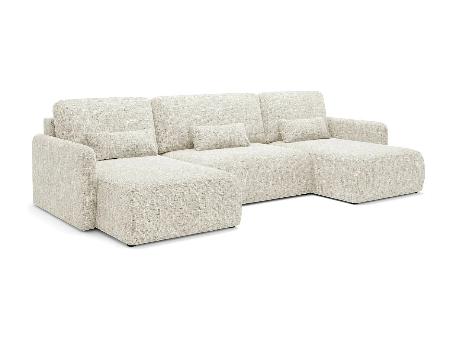 Canapé d'angle convertible LIVELLO U Beige