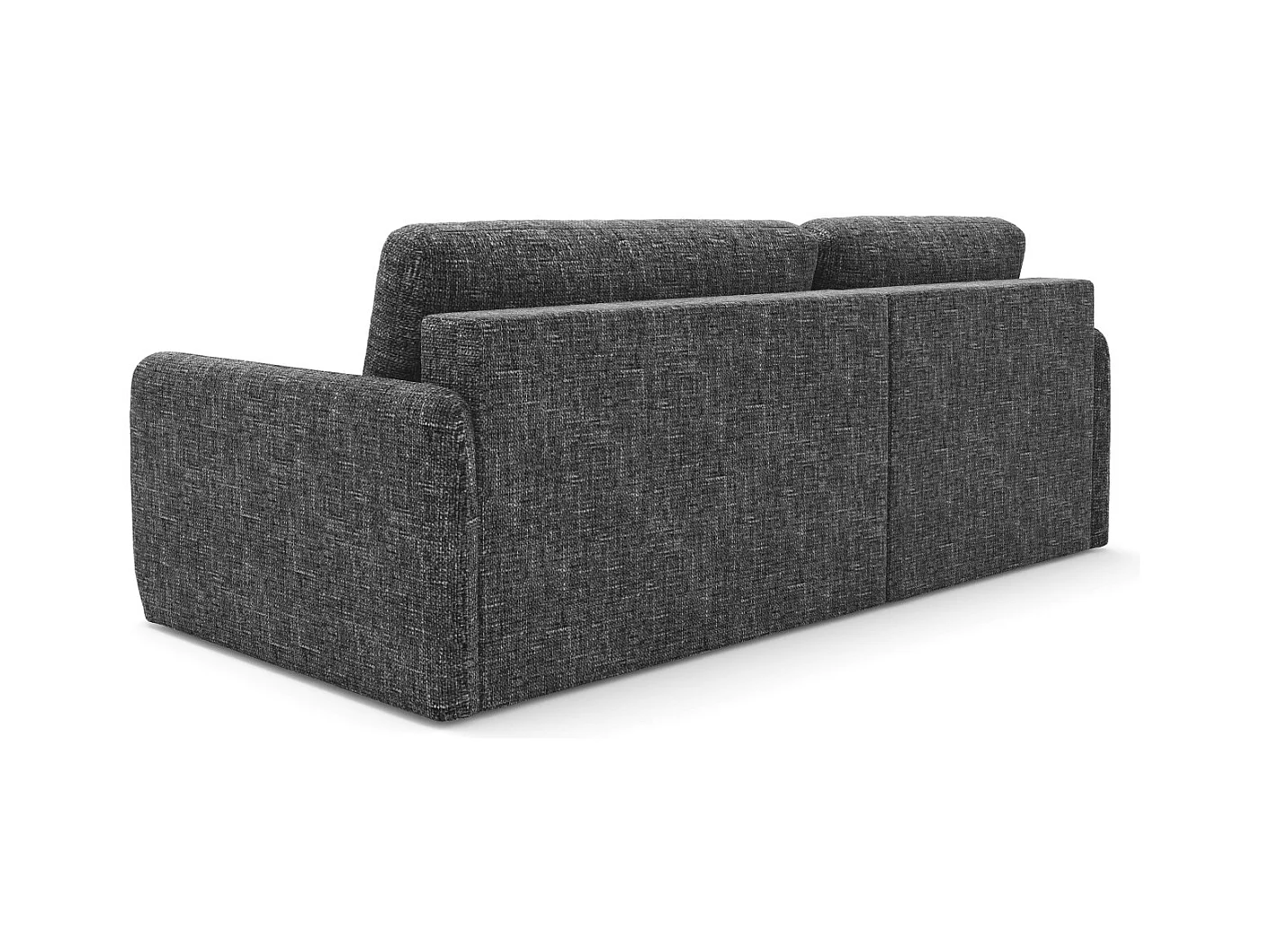 Ecksofa mit Schlaffunktion LIVELLO L Schwarz