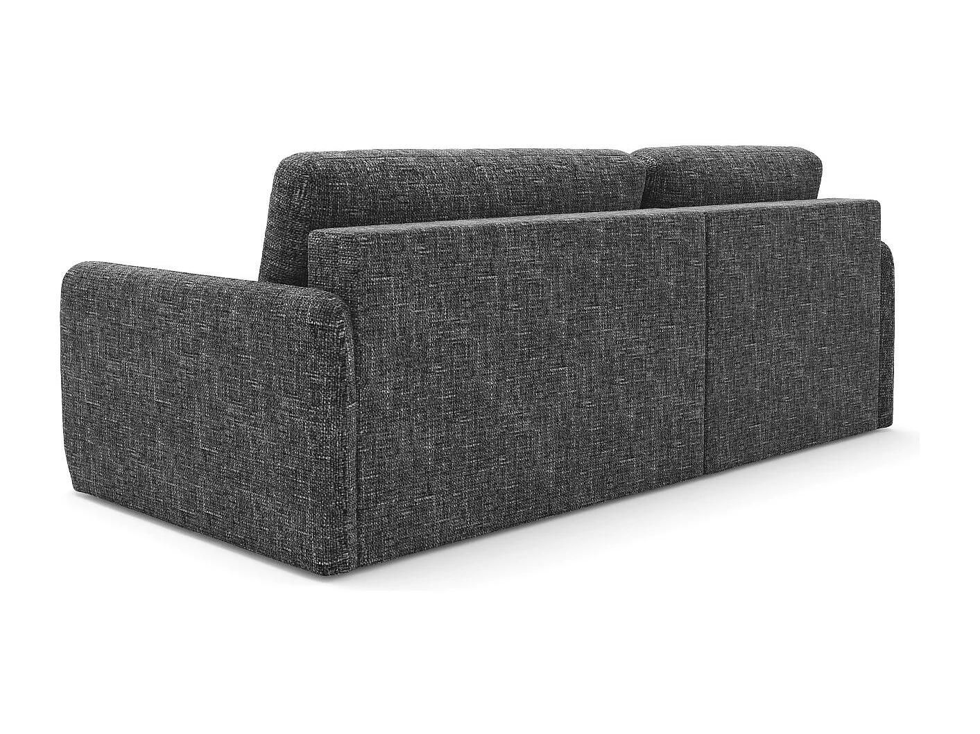 Canapé d'angle convertible LIVELLO L Noir