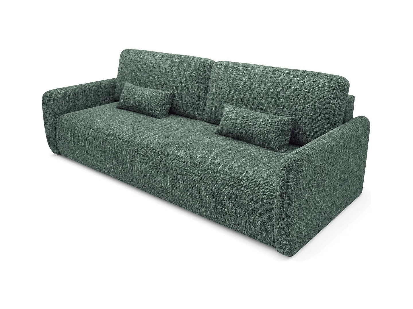 Schlafsofa mit bettkasten LIVELLO Grün