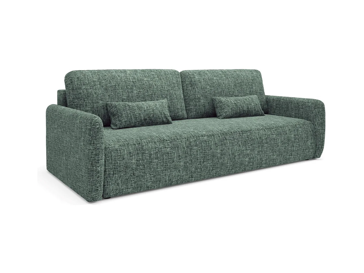 Schlafsofa mit bettkasten LIVELLO Grün