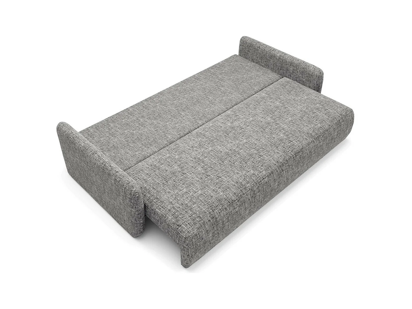 Schlafsofa mit bettkasten LIVELLO Grau