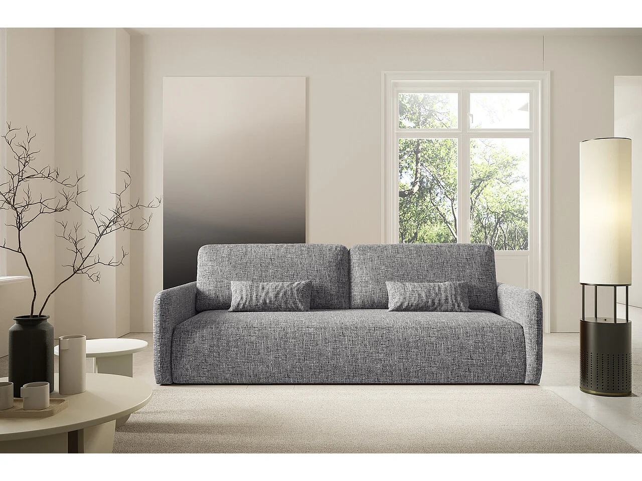 Canapé convertible LIVELLO Gris