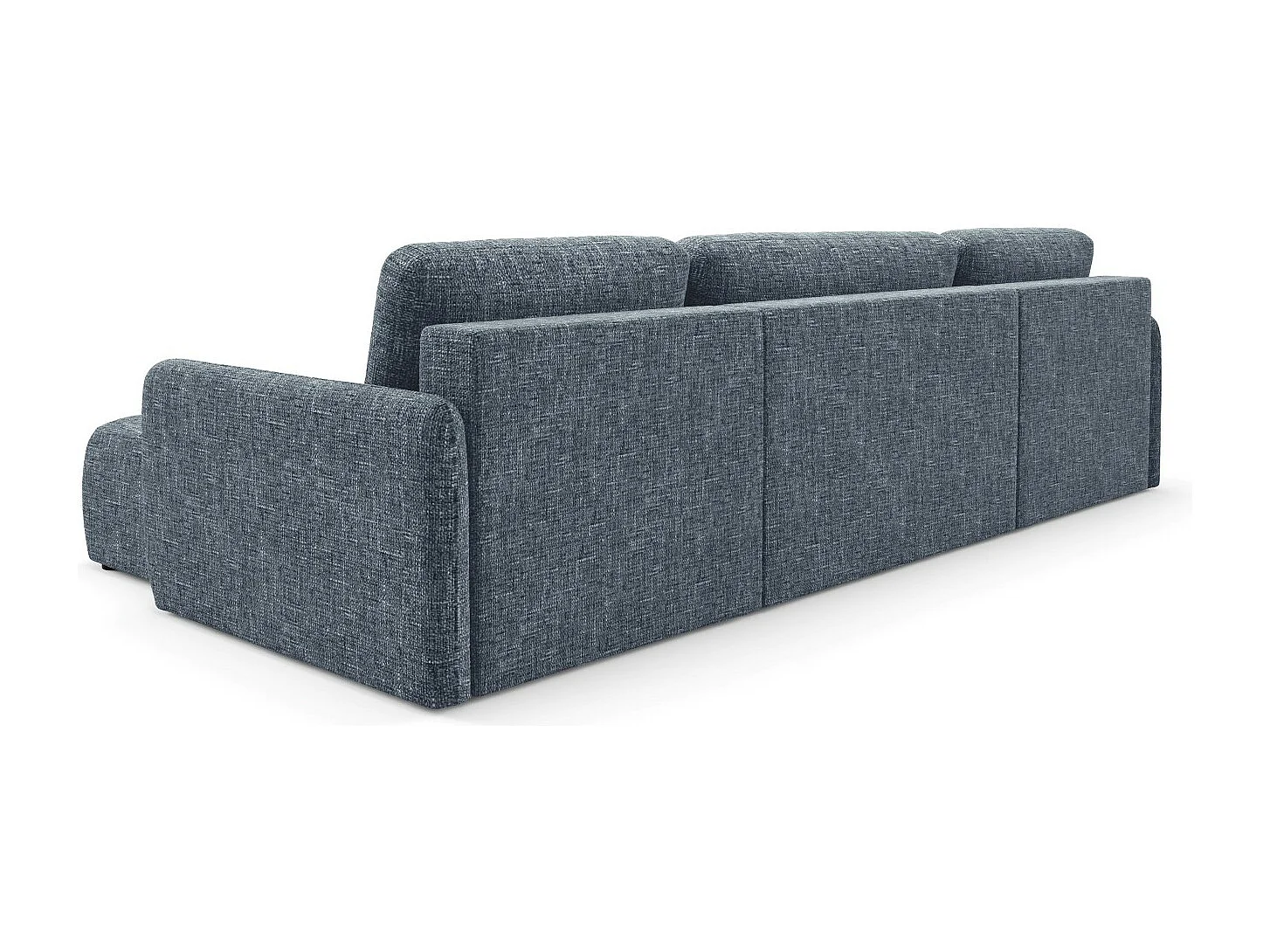 Canapé d'angle convertible LIVELLO U Gris anthracite