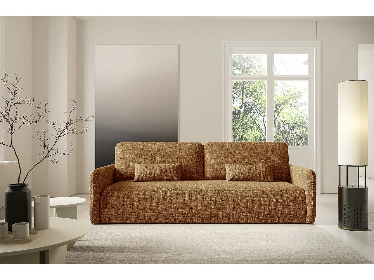 Canapé convertible LIVELLO Jaune