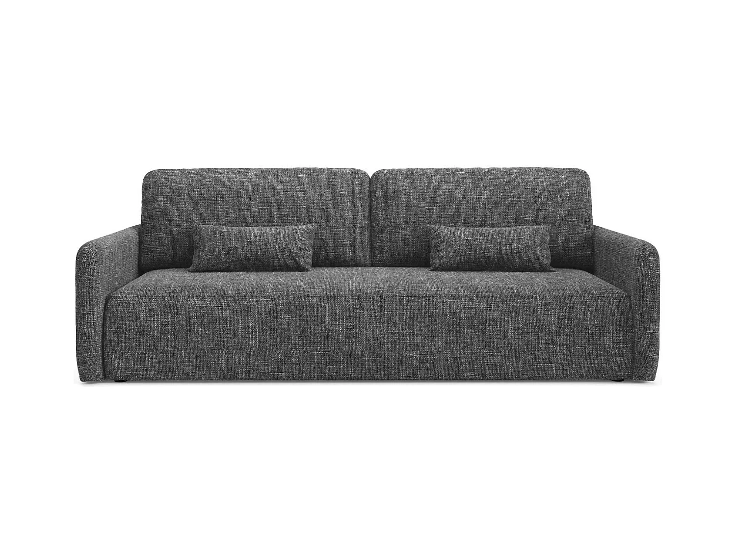 Schlafsofa mit bettkasten LIVELLO Schwarz