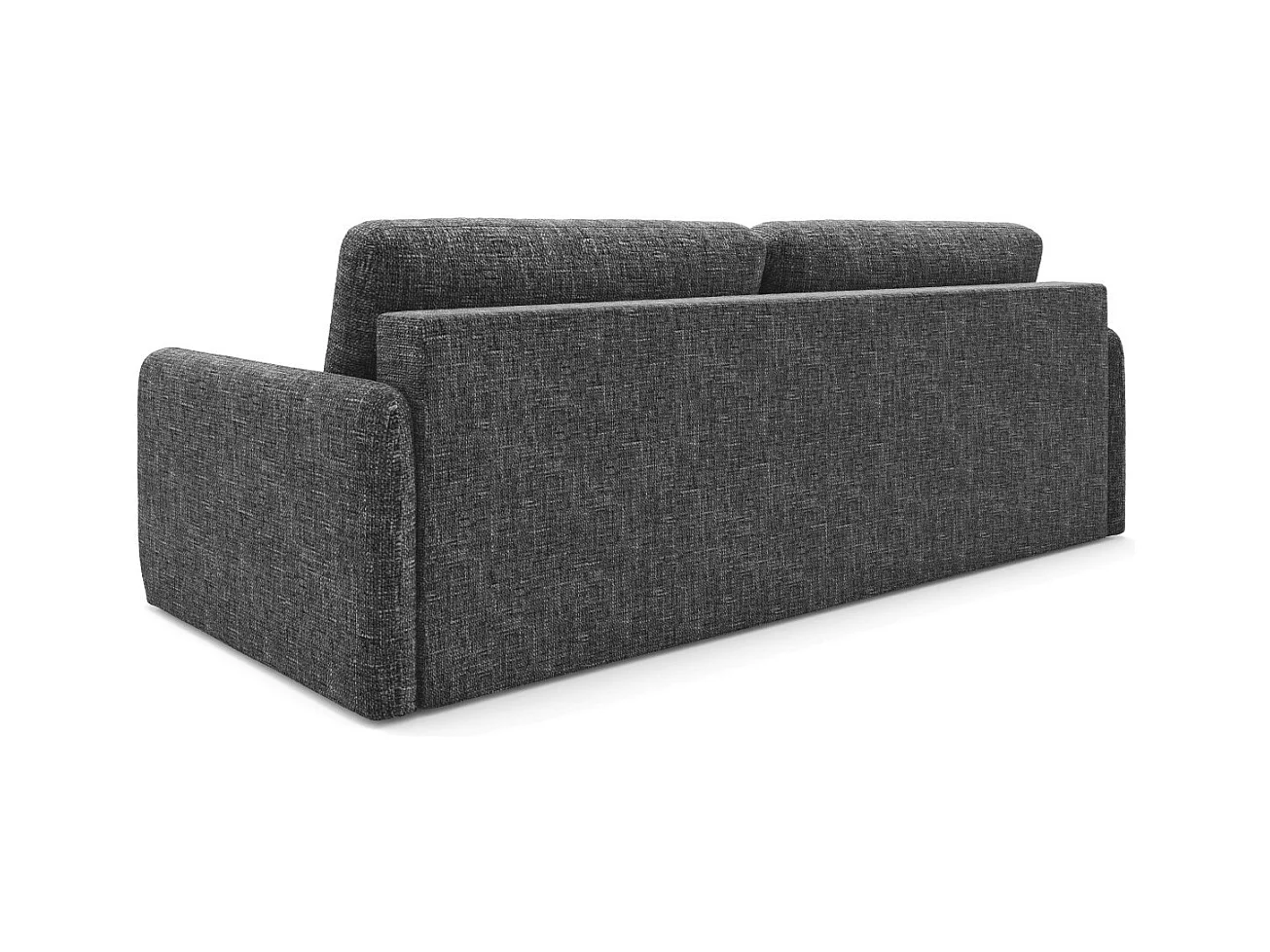 Schlafsofa mit bettkasten LIVELLO Schwarz