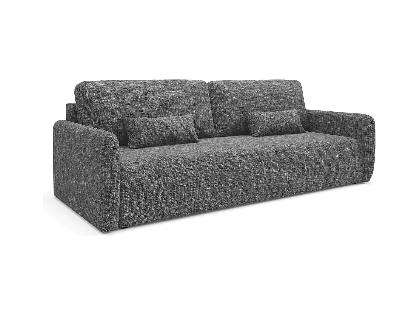 Schlafsofa mit bettkasten LIVELLO Schwarz