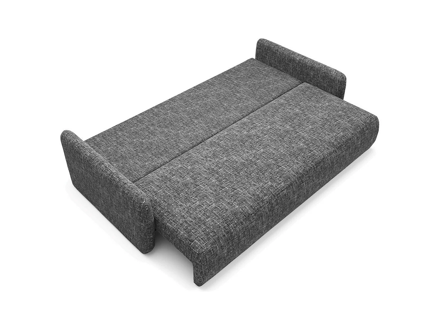 Schlafsofa mit bettkasten LIVELLO Schwarz