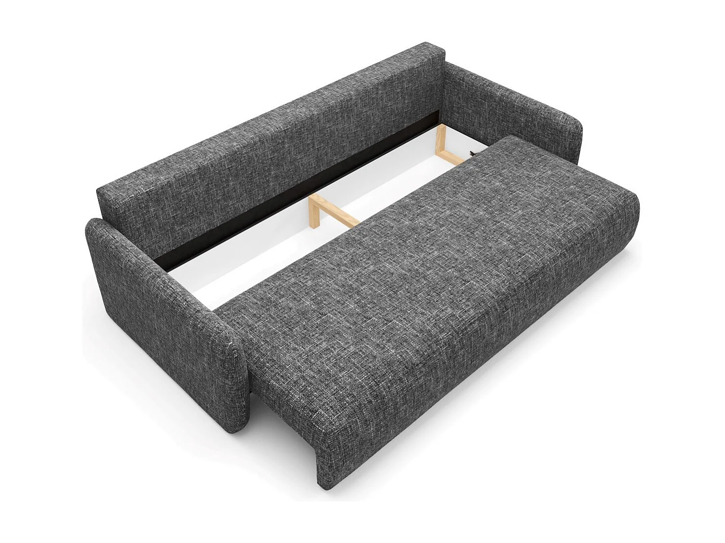 Canapé convertible LIVELLO Noir