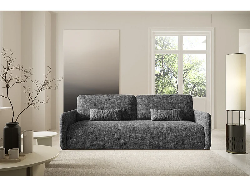 Canapé convertible LIVELLO Noir