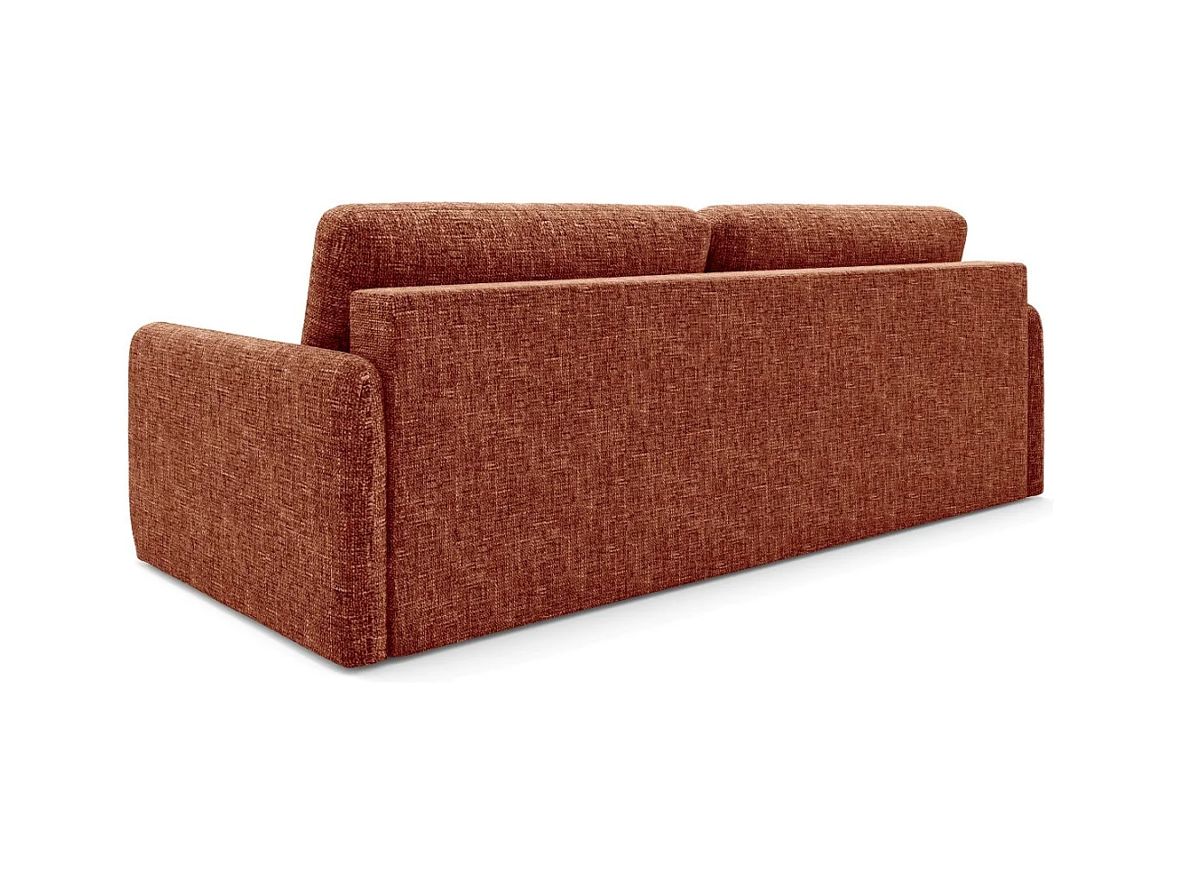 Schlafsofa mit bettkasten LIVELLO Orange
