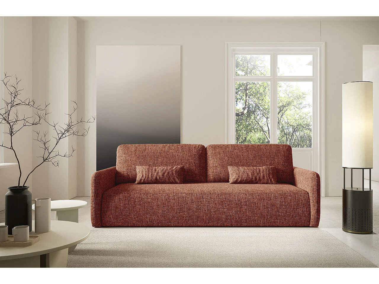 Canapé convertible LIVELLO Orange