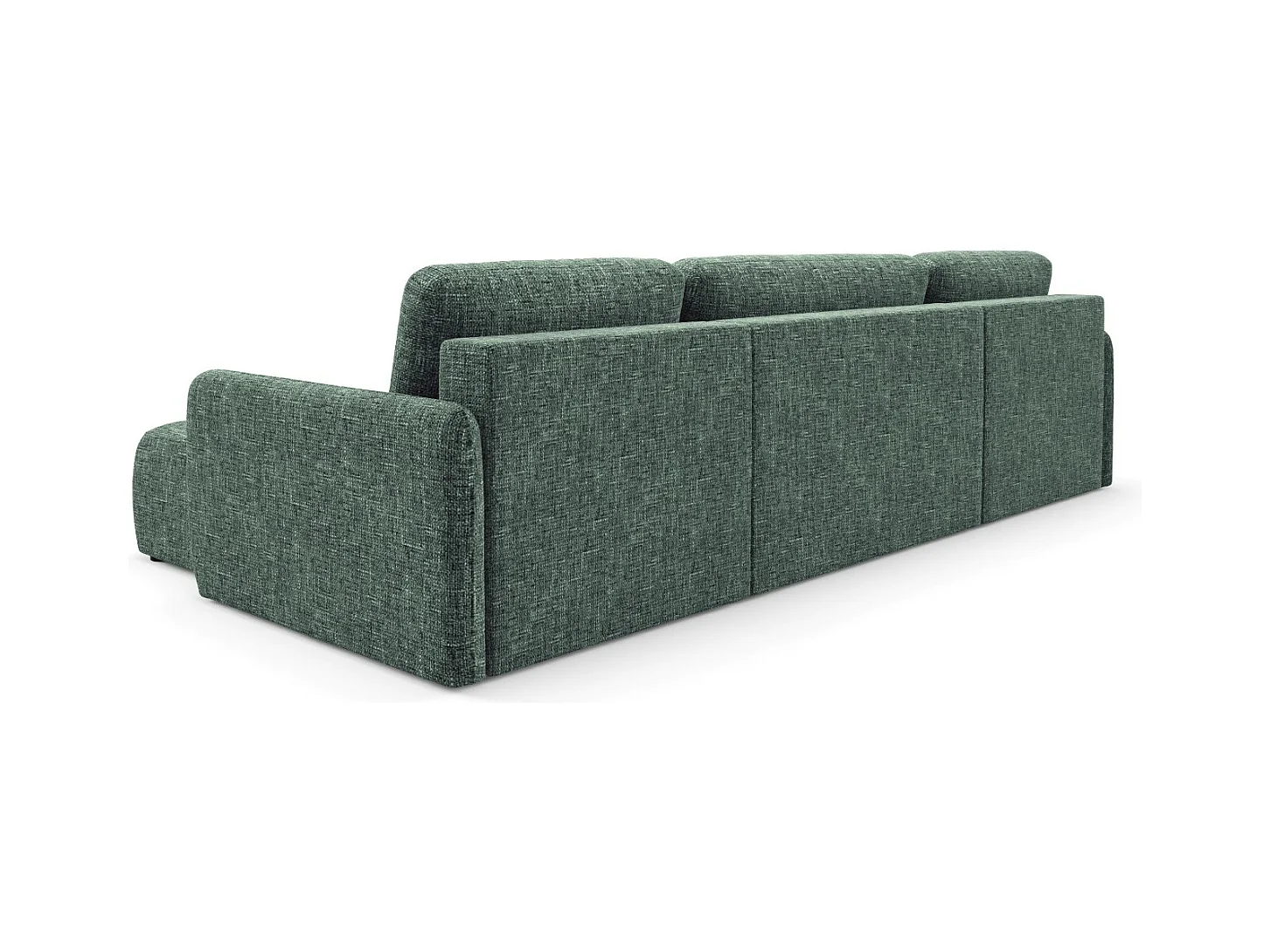 Ecksofa mit Schlaffunktion LIVELLO U Grün