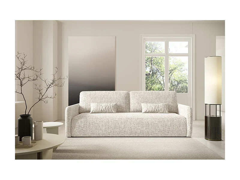 Schlafsofa mit bettkasten LIVELLO Beige