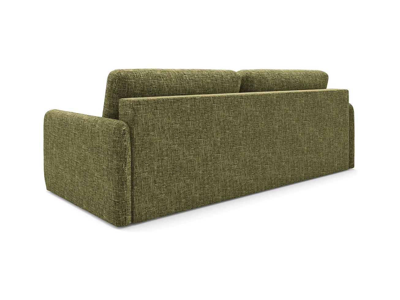 Schlafsofa mit bettkasten LIVELLO Olivgrün