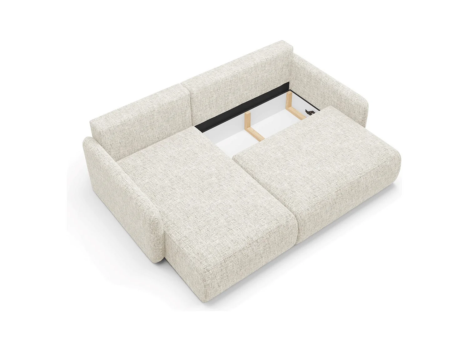 Ecksofa mit Schlaffunktion LIVELLO L Beige