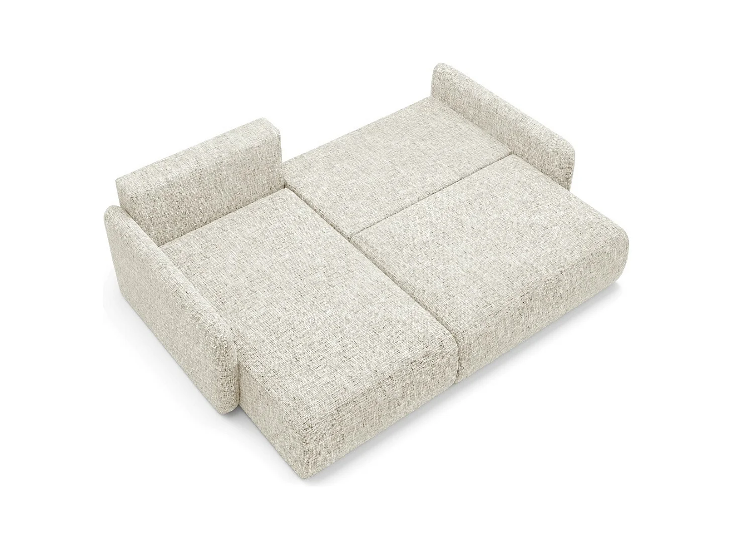 Ecksofa mit Schlaffunktion LIVELLO L Beige