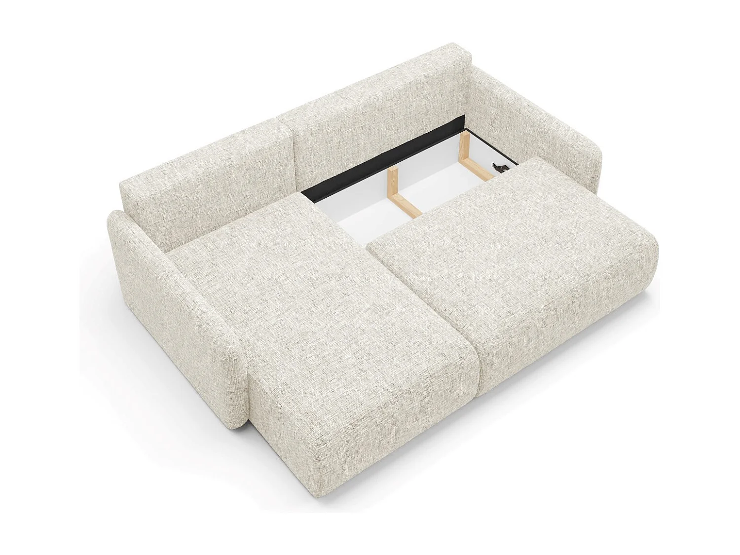 Canapé d'angle convertible LIVELLO L Beige