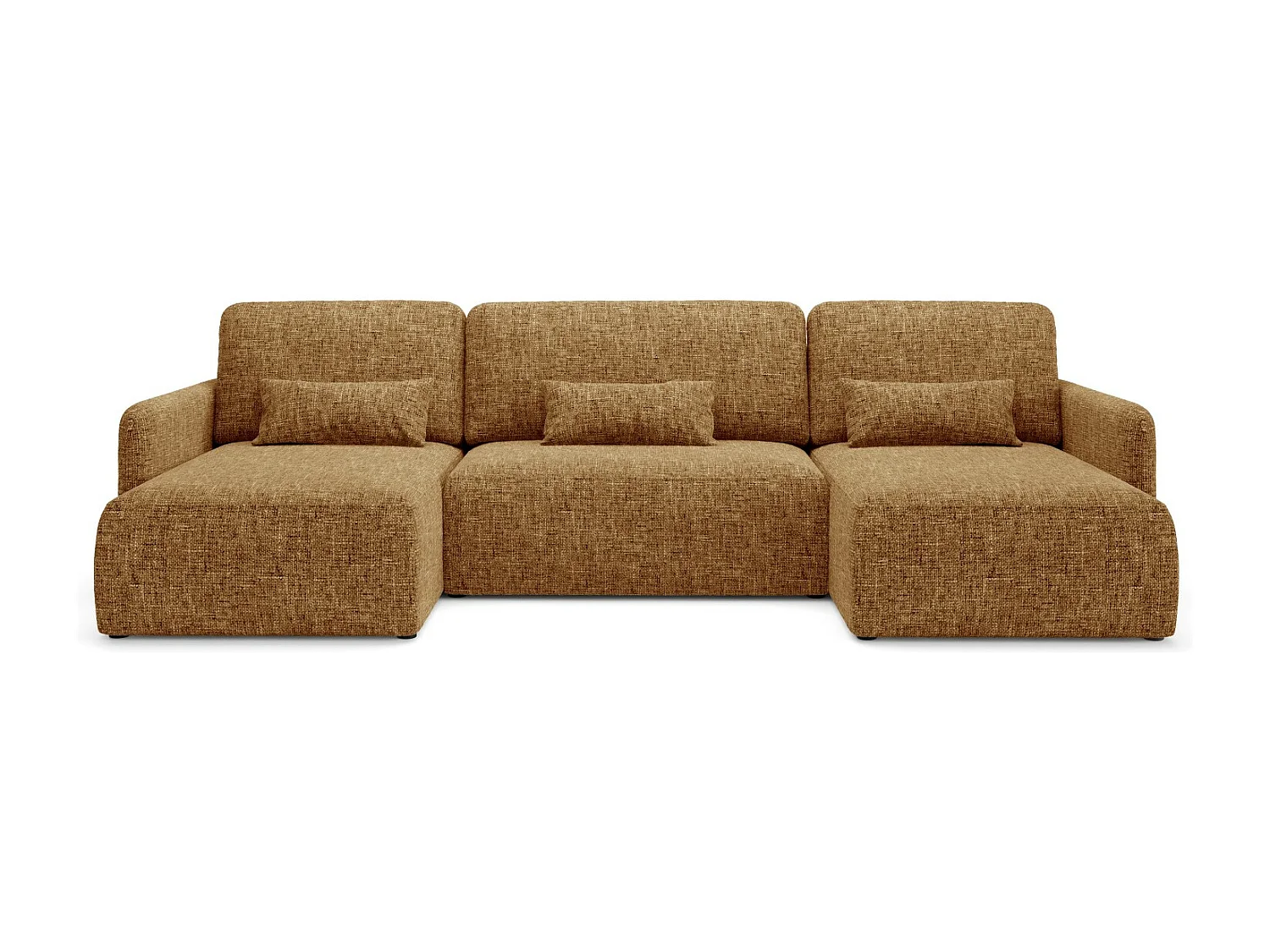 Canapé d'angle convertible LIVELLO U Jaune