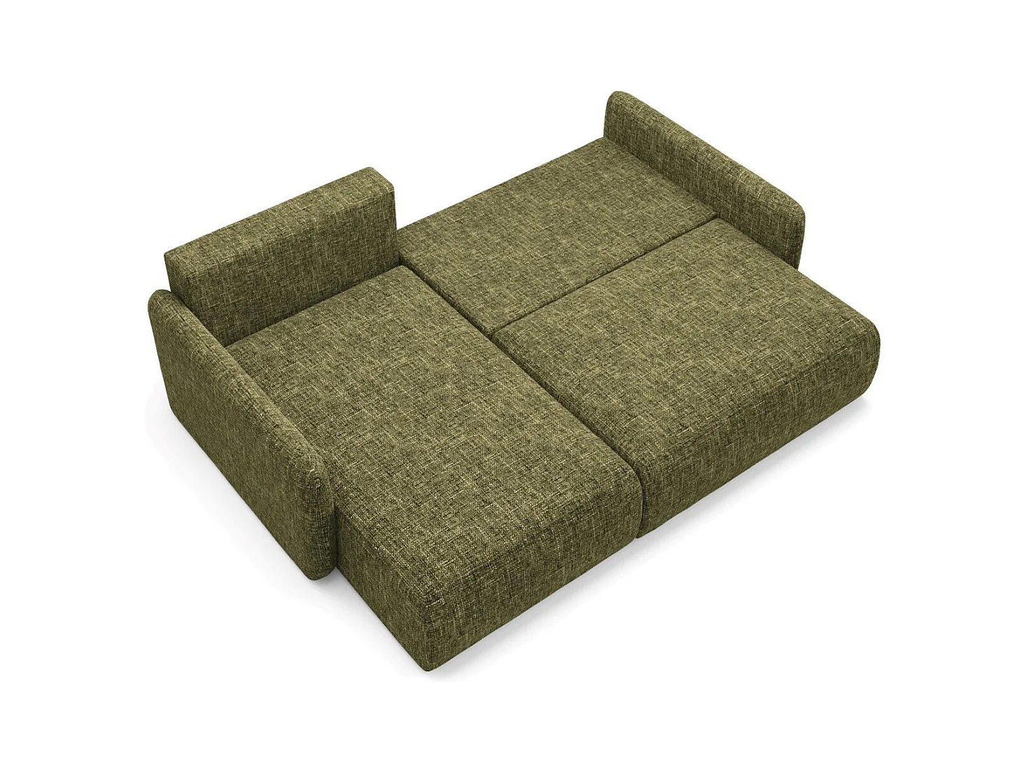 Ecksofa mit Schlaffunktion LIVELLO L Olivgrün