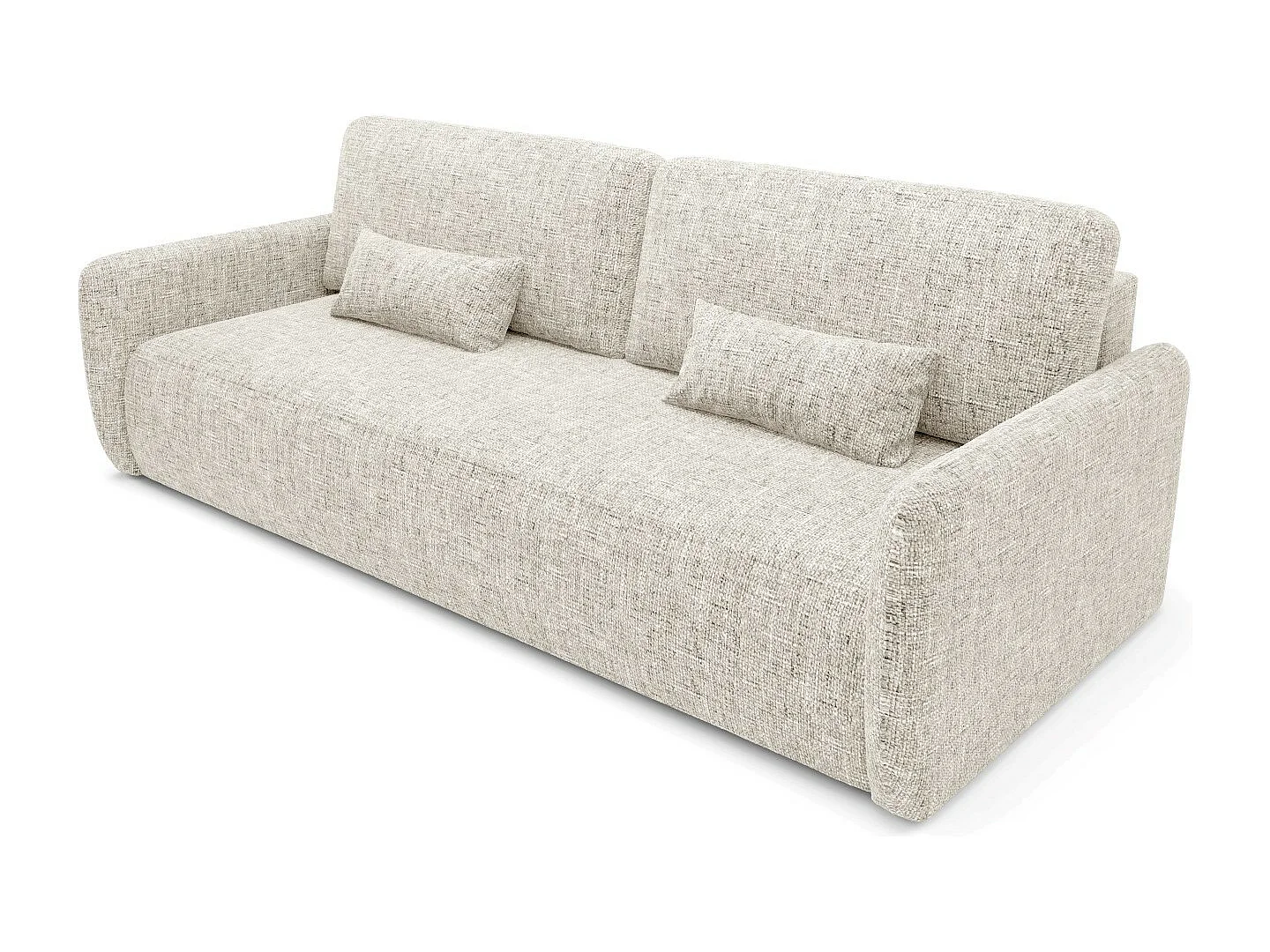 Canapé convertible LIVELLO Gris clair