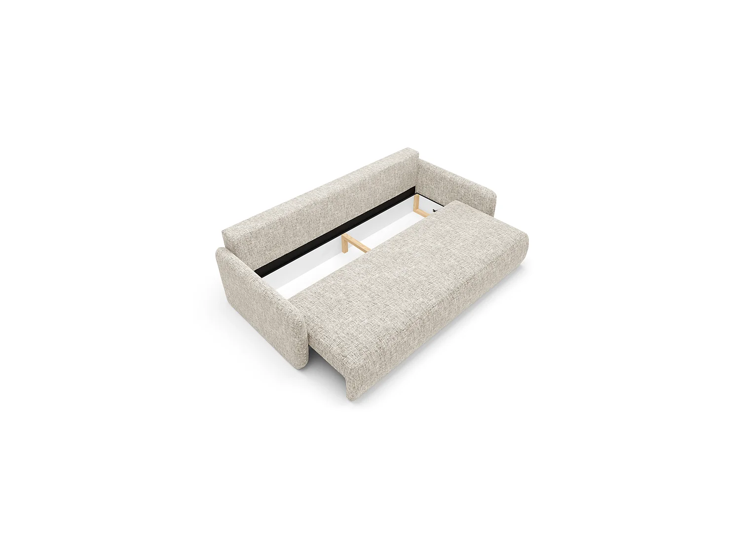 Canapé convertible LIVELLO Gris clair