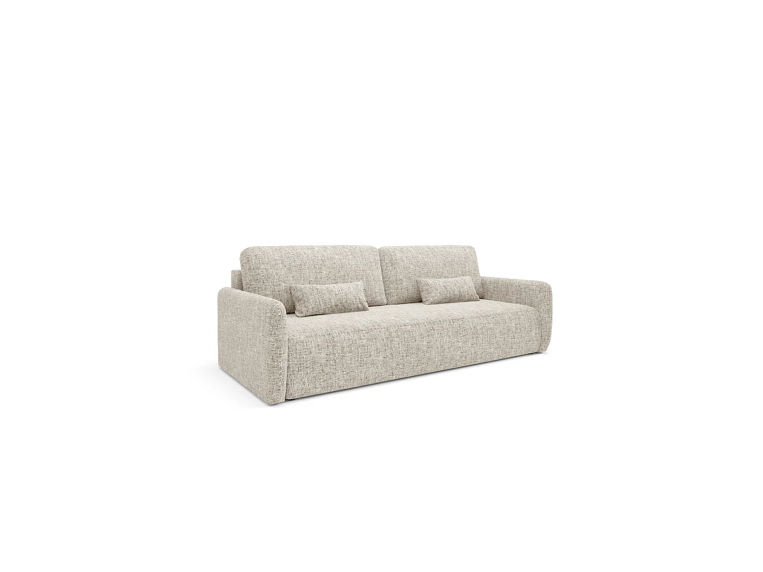 Schlafsofa mit bettkasten LIVELLO Hellgrau