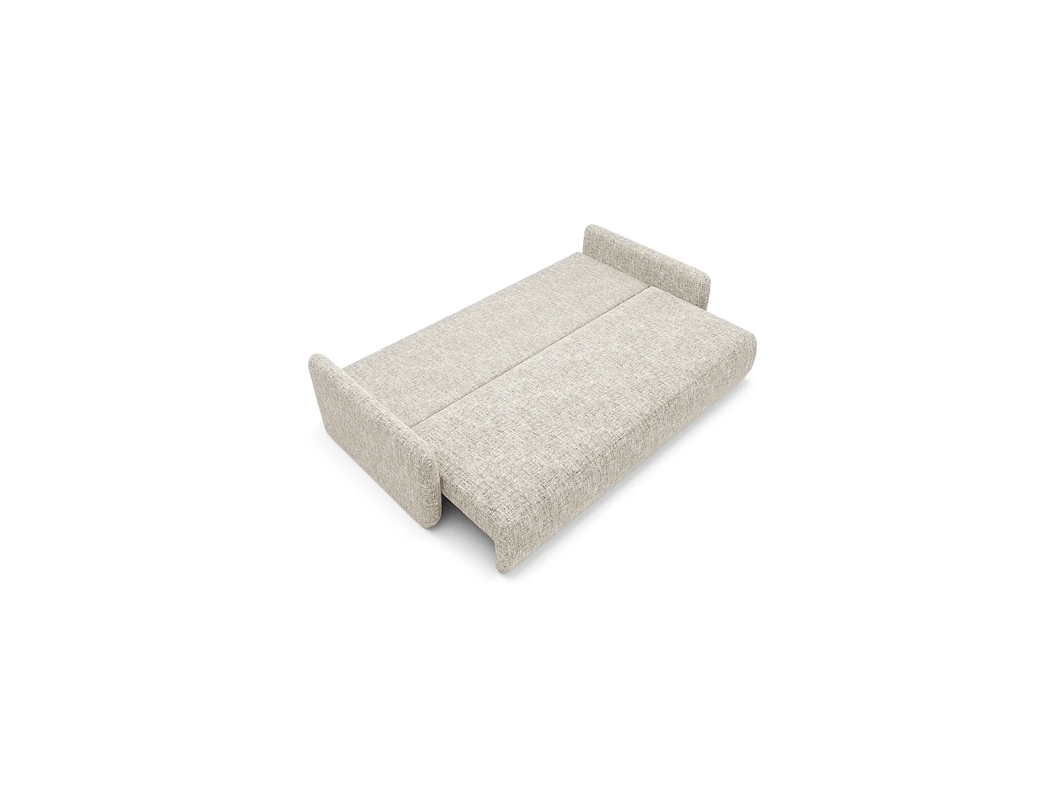 Schlafsofa mit bettkasten LIVELLO Hellgrau