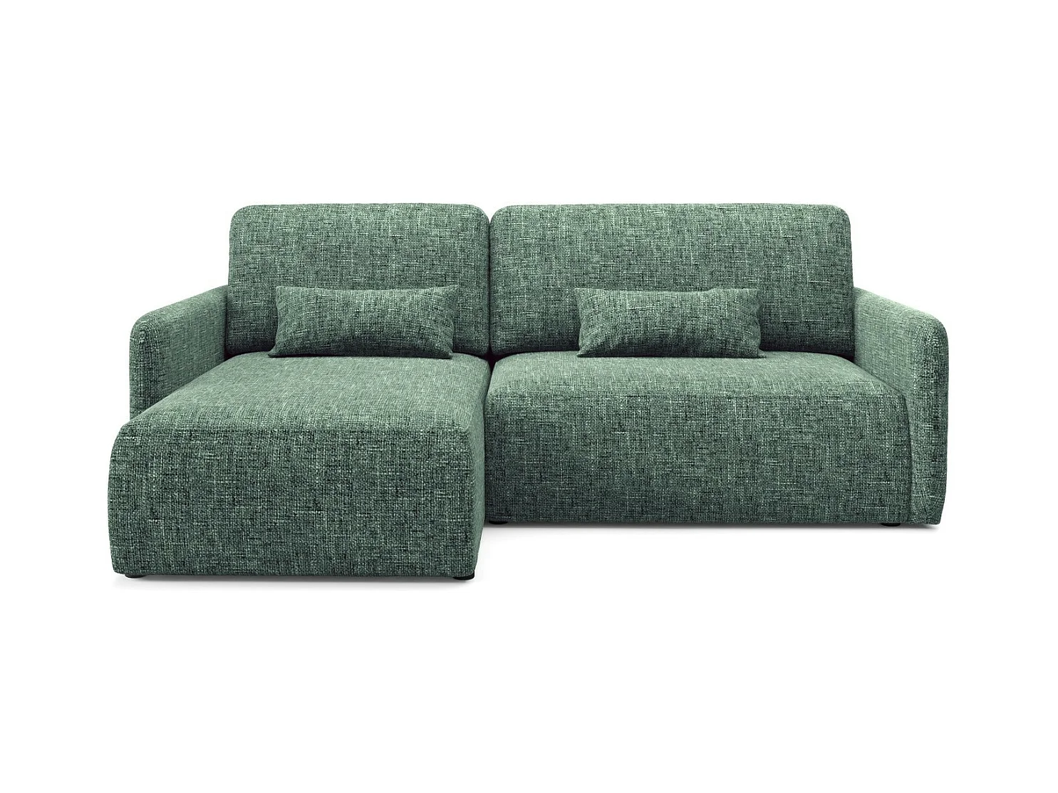 Ecksofa mit Schlaffunktion LIVELLO L Grün